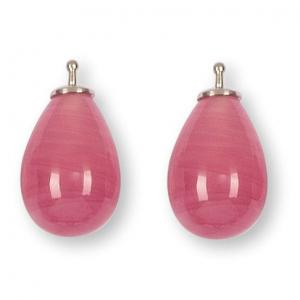 Heide Heinzendorff Einhänger Tropfen Quarz 16mm Pink Hell 