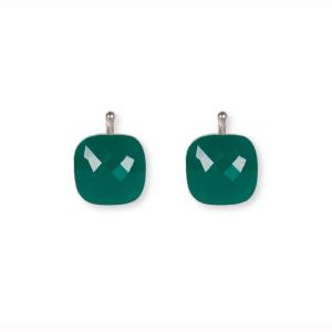 Heide Heinzendorff Einhänger Quarzglas Facette 10mm Smaragd 