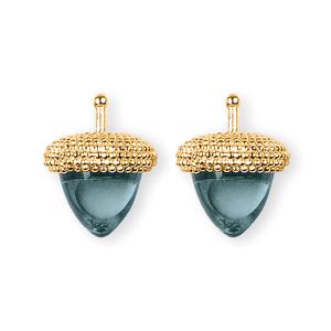 Heide Heinzendorff Einhänger Eichel Aqua 10x14mm 