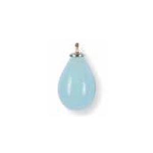 Heide Heinzendorff Anhänger Tropfen Quarz 16mm Eisblau Matt 