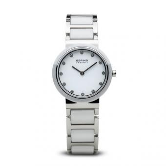 10729-754 BERING Damenuhr Keramik 29mm Weiß 