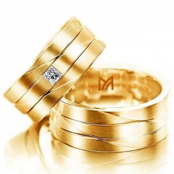 Hochzeitsringe Meister-Phantastics Damenring ohne Stein | 750 Gelbgold