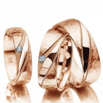 Meisterschmuck Trauringe Individuals Damenring ohne Stein | 585 Rotgold