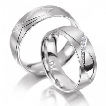 Meister Trauringe Symbolics groove Platin 