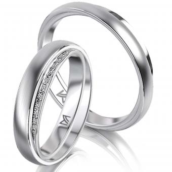 Meister Trauringe oblique band 