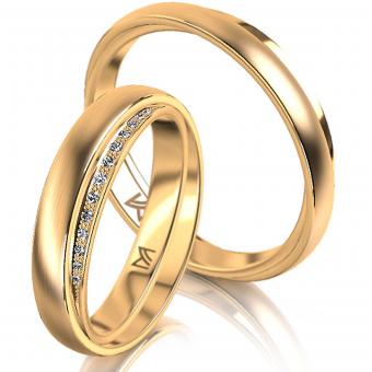 Meister Trauringe oblique band 