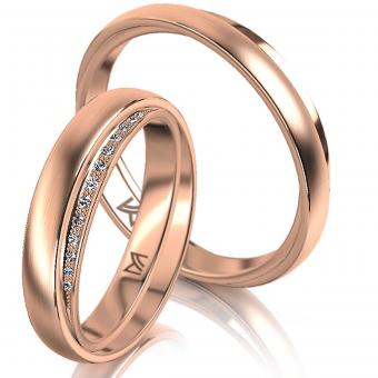 Meister Trauringe oblique band 