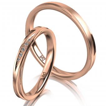 Flowing Band Eheringe 