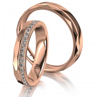 Meister Trauringe oblique band narrow 