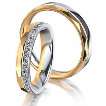 Meister Trauringe oblique band narrow 