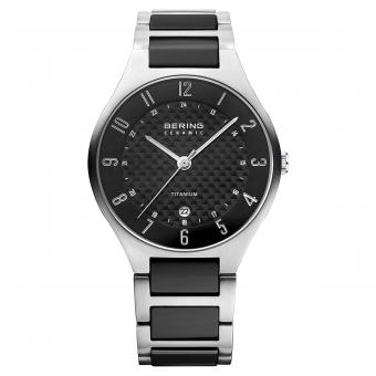 BERING Herrenuhr 11739-702 Titanium 39mm Karbon 