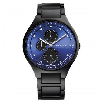 BERING Herrenuhr 11741-827 Titanium 41mm Nato Multi Blau 