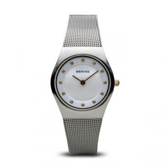 BERING Classic Damenuhr 27mm Perlmutt Zirkonia 11927-004 