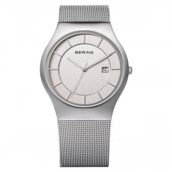 BERING 11938-000 Classic 38mm Herrenuhr Silber 