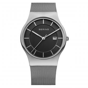 BERING 11938-002 Classic 38mm Herrenuhr Schwarz 