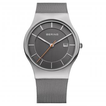 BERING 11938-007 Classic 38mm Herrenuhr Grau 