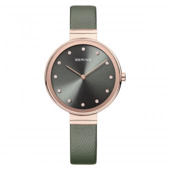 Swarovski Damenuhr BERING 34mm Khaki 12034-667 