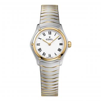 EBEL Sport Classic Damenuhr Small Gold Weiß 