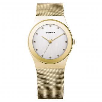 Damenuhr Classic Swarovski 27mm Gelbgold BERING 12927-334 