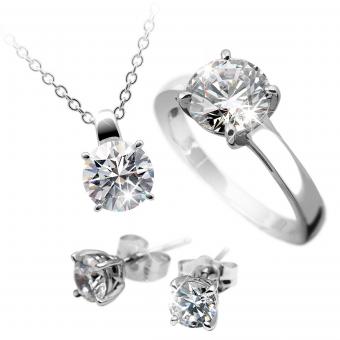 3-teiliges Schmuckset Diamonfire 