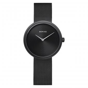 Solar Herrenuhr 14333-222 BERING 40mm Mesh Schwarz 