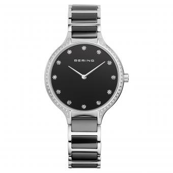 Damenuhr BERING 30434-742 Swarovski 34mm Schwarz 