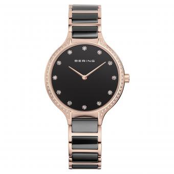 Damenuhr BERING 30434-746 Swarovski 34mm Roségold 