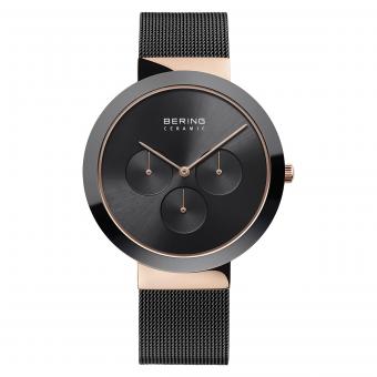 BERING Herrenuhr 35040-166 Keramik 40mm Schwarz 