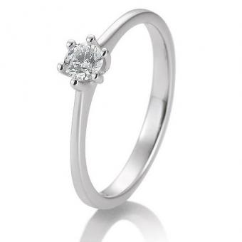 Verlobungsring 6er Krappenfassung 0,25ct 