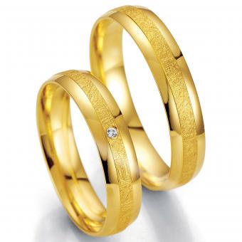Hochzeitsringe mit erhöhtem Band 
