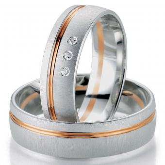 Hochzeitsringe Tri-Brillant 