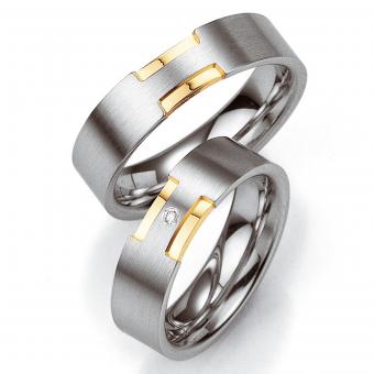 Breuning Silber Freundschaftsringe gold 
