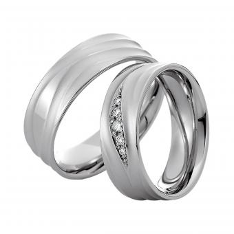 Hochzeitsringe Saint Maurice Preciousline Damenring mit Stein | 585 Rotgold