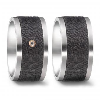 Paarringe Titanfactory Carbon Titan 