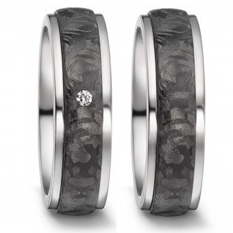 Titanfactory Freundschaftsringe Carbon Baroque 