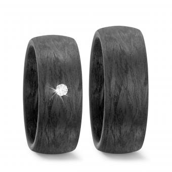Partnerringe Titanfactory Carbon 