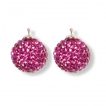 Heide Heinzendorff Einhänger Pavékugel 14mm Fuchsia 