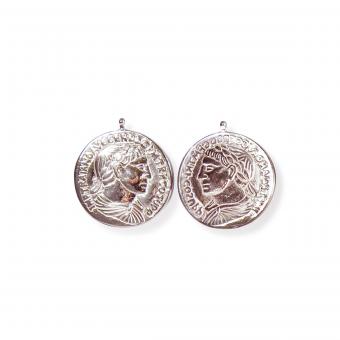 Heide Heinzendorff Einhänger Münze 16mm Silber 