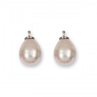 Heide Heinzendorff Einhänger Barockperlen Tropfen 12mm Rosa 