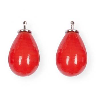 Heide Heinzendorff Einhänger Tropfen Quarz 16mm Erdbeere 