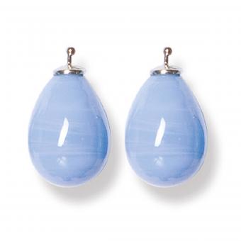 Heide Heinzendorff Einhänger Tropfen Quarz 16mm Himmelblau 