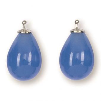Heide Heinzendorff Einhänger Tropfen Quarz 16mm Azur 