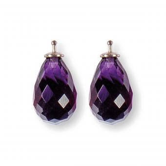 Heide Heinzendorff Einhänger Facette Tropfen Amethyst 