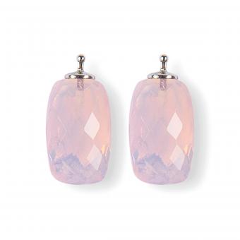Heide Heinzendorff Einhänger Quarz Briolett 10mm Rosa Quarz 