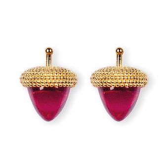 Heide Heinzendorff Einhänger Eichel Fuchsia 10x14mm 