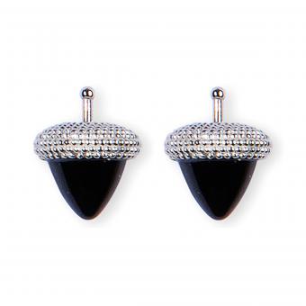 Heide Heinzendorff Einhänger Eichel Schwarz 10x14mm 