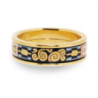 Frey Wille Ring schmal - Gustav Klimt Goldplattierung 
