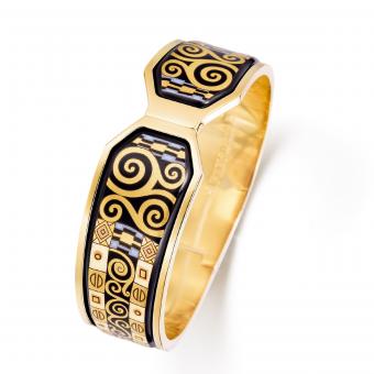 Frey Wille Armreif CONTESSA - Gustav Klimt Goldplattierung 