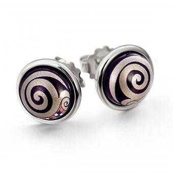 Frey Wille Gustav Klimt Ohrstecker CABOCHON 
