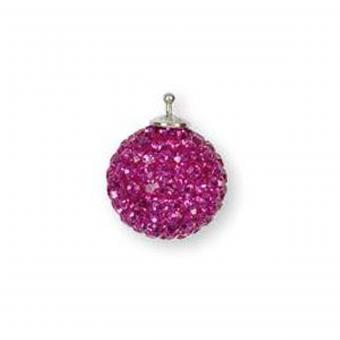 Heide Heinzendorff Anhänger Pavékugel 14mm Fuchsia 
